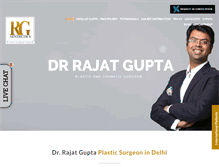 Tablet Screenshot of drrajatgupta.com